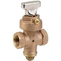 Homewerks Homewerks 225-2-34-34 Threaded Ground Key Stop And Drain Valve; Bronze - 0.75 in. 122581